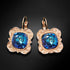 Earrings "Nostalgia (Bermuda Blue)" with Swarovski™ crystals